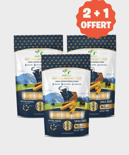 Barres de Fromage de Yak pour chien - Taille S - Pawfect offre 2+1 offert