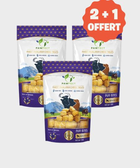 Bouchées de Fromage de Yak soufflé pour chien - Pawfect offre 2+1 offert