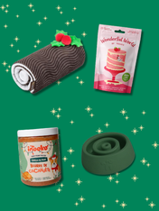 Box de Noël pour chien - Chaussette du Père Noël