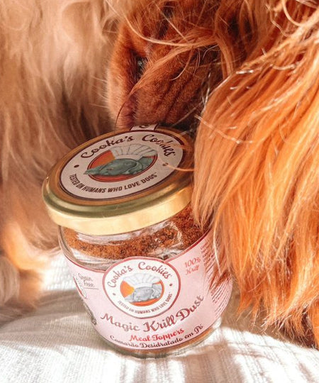 Cookas-Cookies-Friandises-naturelles-toppers-chien-chiot-MAGIC-KRILL-DUST