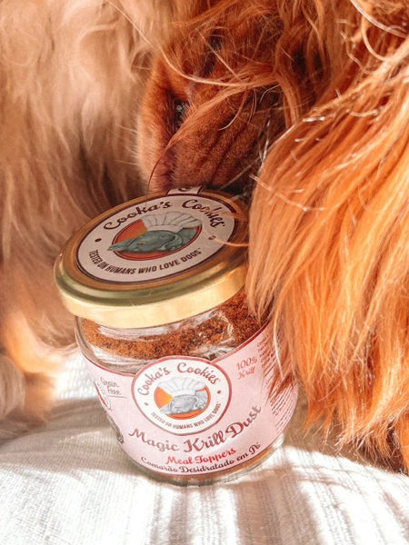 Cookas-Cookies-Friandises-naturelles-toppers-chien-chiot-MAGIC-KRILL-DUST