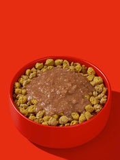 Fred-Felia-smoothie-naturelles-toppers-chien-chiot-boeuf-eglantier