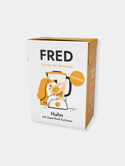 Fred-Felia-smoothie-naturelles-toppers-chien-chiot-poulet-curcuma