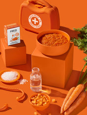 Fred-Felia-smoothie-naturelles-toppers-chien-chiot-soupe-vegan-carotte