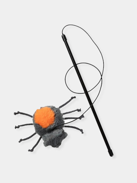 Fuzzyard-jouet-pour-chat-canne-a-peche-halloween-araignee