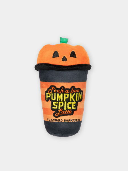 Fuzzyard-peluche-pour-chien-halloween-peek-a-boo-pumpkin-spice-latte