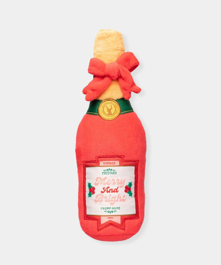 Fuzzyard-peluche-pour-chien-noel-bouteille-champagne