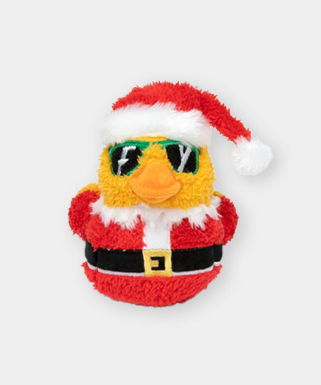 Fuzzyard-peluche-pour-chien-noel-canard-pere-noel