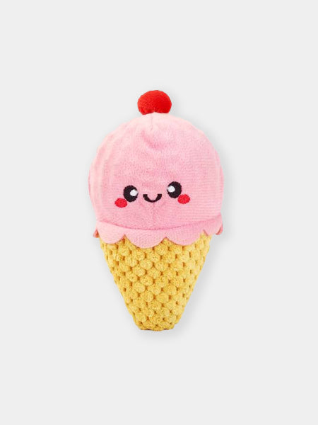 HugSmart-peluche-interactive-pour-chien-chiot-Beach-Daze-Ice-Cream-Ball