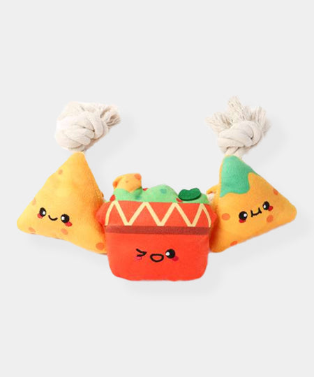 HugSmart-peluche-pour-chien-chiot-corde-tacos-burrito