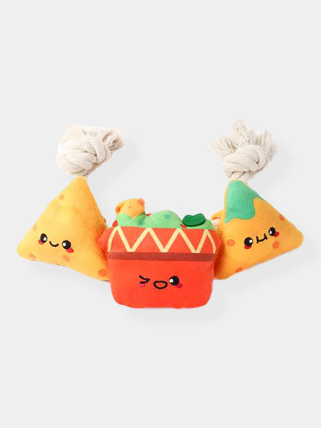 HugSmart-peluche-pour-chien-chiot-corde-tacos-burrito
