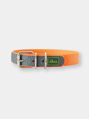 Hunter-collier-biothane-pour-chien-orange-fluo