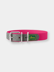 Hunter-collier-biothane-pour-chien-rose-framboise