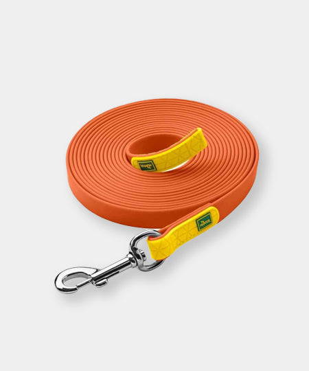 Hunter-longe-convenience-pour-chien-orange-fluo-5-metres