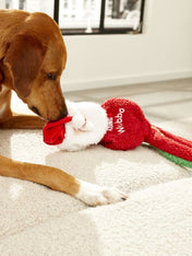 Jouet-KONG-Holiday-Wubba-Flatz-Santa-peluche-pere-noel