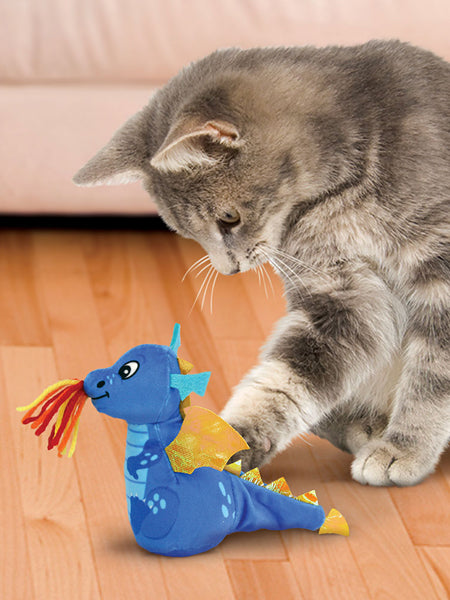 Jouet-interactif-KONG-chat-herbe-a-chat-Enchanted-Dragon