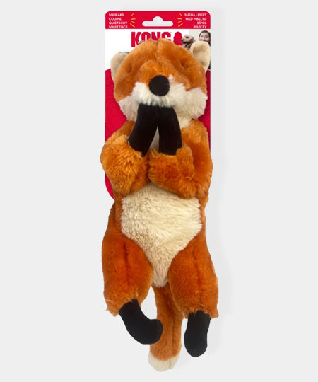 KONG-Wild-Low-Stuff-Jouet-peluche-pour-chien-renard