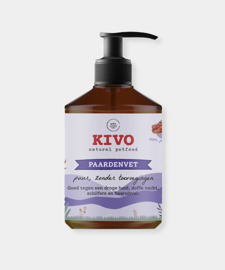 Kivo-natural-pet-food-huile-graisse-de-cheval-pour-chien