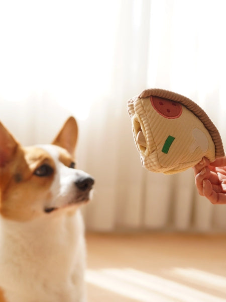 Jeu d'occupation pour chien - Pizza - Lambwolf Collective - inooko