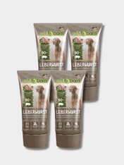 Pate-tube-pour-chien-90%- viande-Porc - WildBorn lot de 4