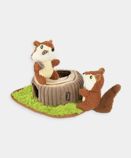 Pet-play-jouet-fouille-peluche-chien-Forest-Friends-Woodland-Creatures-ecureuil