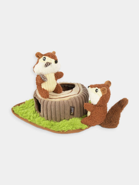 Pet-play-jouet-fouille-peluche-chien-Forest-Friends-Woodland-Creatures-ecureuil