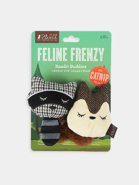 Pet-play-jouet-pour-chat-feline-frenzy-Woodland-bandit-buddy-raton-laveur