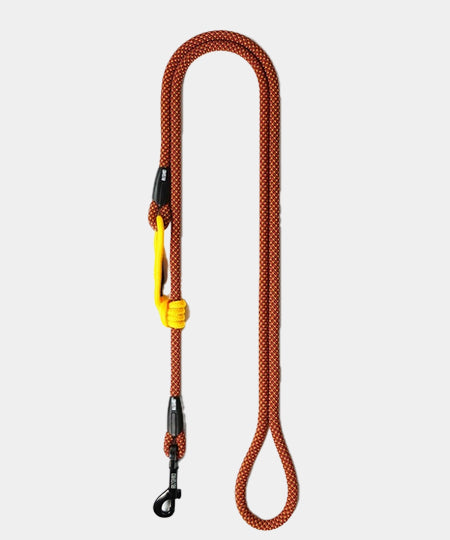 Ringhio-laisse-corde-ajustable-jaune-orange-doha