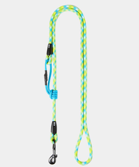 Ringhio-laisse-corde-ajustable-jaune-verte-Altitudine