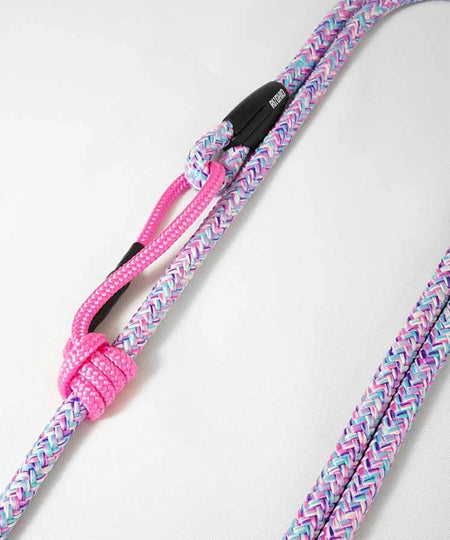 Ringhio-laisse-corde-ajustable-rose-flamingo