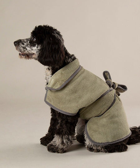 Scruffs-peignoir-pour-chien-vert-Dog-Drying-Coat