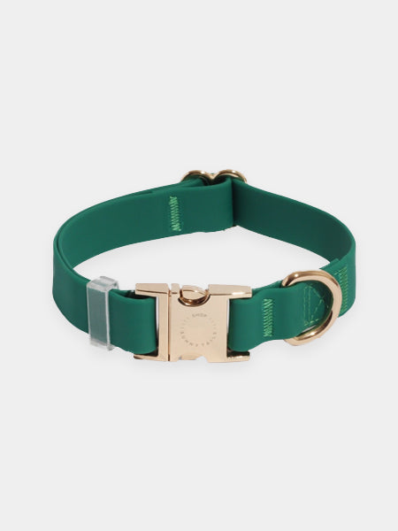 Shop-sunnytails-collier-waterproof-pour-chien-vert-foret