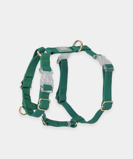 Shop-sunnytails-harnais-waterproof-pour-chien-vert-foret