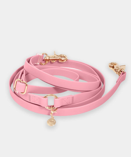 Laisse pour chien multipostions Cloud - Rose parfait - Shop Sunny Tails - inooko