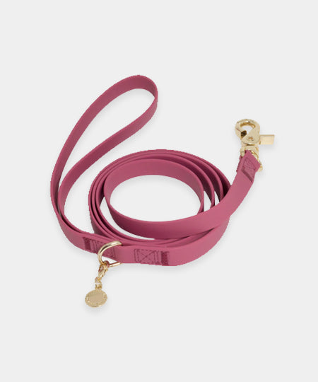 Shop-sunnytails-laisse-waterproof-pour-chien-rose-fushia