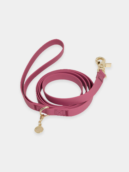 Shop-sunnytails-laisse-waterproof-pour-chien-rose-fushia