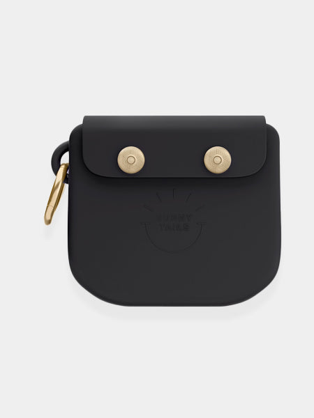 Pochette à friandises pour chien en silicone - Noire - Shop Sunny Tails - inooko
