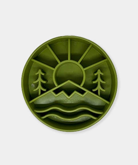 SodaPup-gamelle-interactif-pour-chien-chiot-GREAT-OUTDOORS-EBOWL-vert