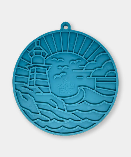 SodaPup-tapis-lechage-emat-pour-chien-chiot-lighthouse-phare-bleu