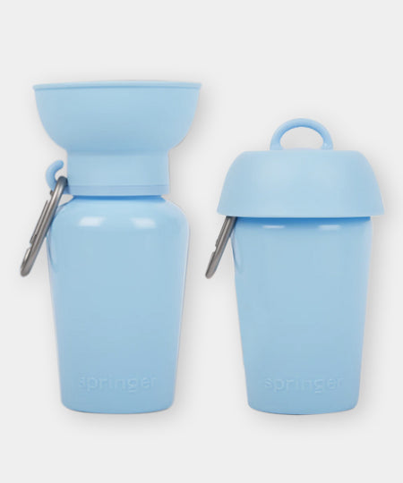 Springer-bouteille-Flip-Dog-portable-voyage-chien-BLEU