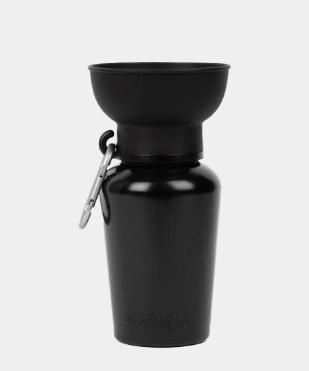 Springer-bouteille-Flip-Dog-portable-voyage-chien-noir