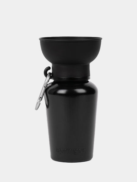 Springer-bouteille-Flip-Dog-portable-voyage-chien-noir