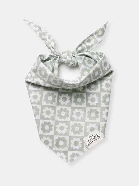 The-Paws-bandana-pour-chien-Zoe-fleur