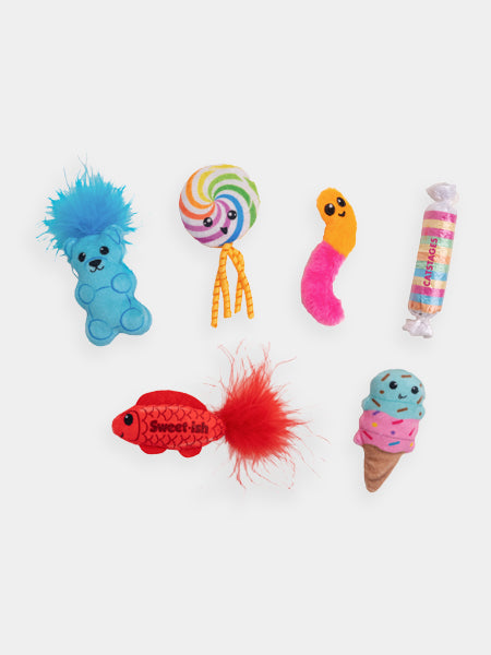 catstages-jouet-lot-6-peluches-pour-chat-kitty-sweet-treats