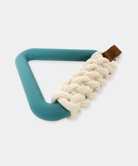 duvo jouet triangle corde pour chien chiot Milan lagoon