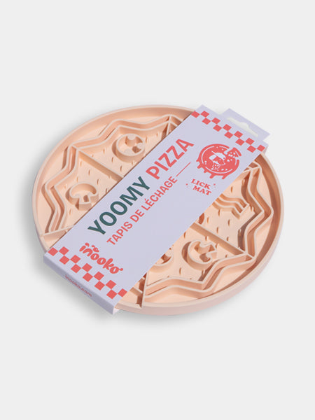 Tapis de léchage pour chien et chat - YoomY Pizza - inooko