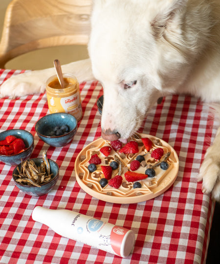 Tapis de léchage pour chien et chat - YoomY Pizza - inooko