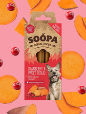 soopa-friandise-naturelles-chien-stick-dentaire-canberry-patate-douce