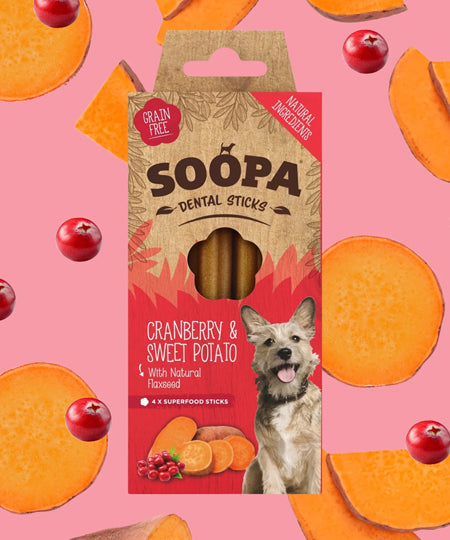 soopa-friandise-naturelles-chien-stick-dentaire-canberry-patate-douce