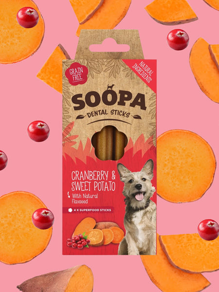 soopa-friandise-naturelles-chien-stick-dentaire-canberry-patate-douce